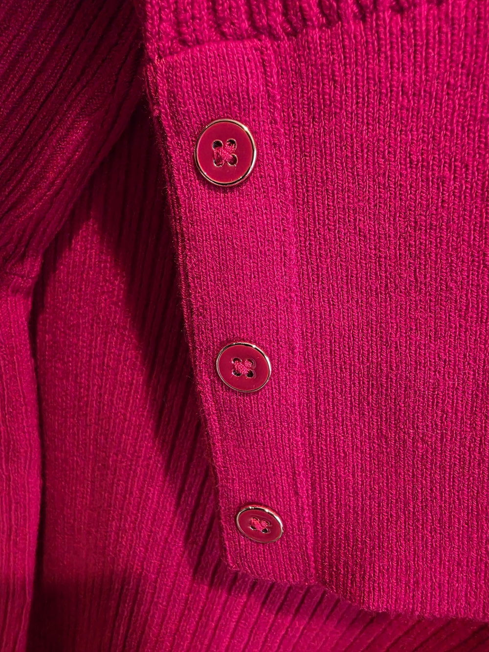 Talbots Red Ribbed Turtleneck Sweater - Picture 3 of 6
